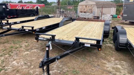 New 2026 P & T Trailers 18 wood deck Car Hauler