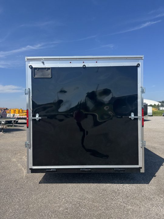 New 2026 7.5x14 Cargo / Enclosed Trailer - 7' INSIDE HEIGHT, REAR RAMP - MADE IN CANADA