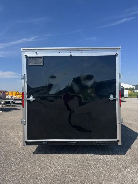 New 2026 7.5x14 Cargo / Enclosed Trailer - 7' INSIDE HEIGHT, REAR RAMP - MADE IN CANADA