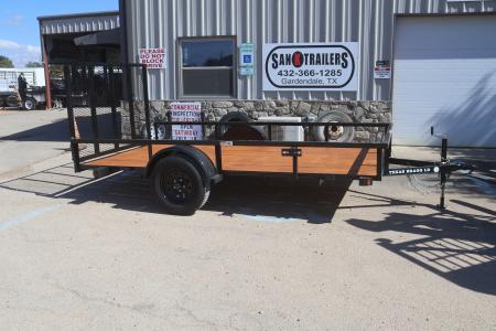New 2026 Texas Bragg Trailers 6'X12' Square Tubing Top Utility Trailer
