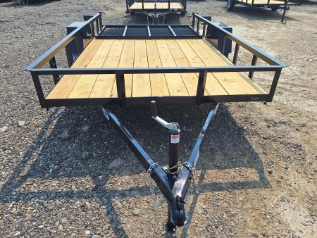 New 2026 AMO 82x12 Single Axle Landscape Trailer W/Led Lights 2" Floor