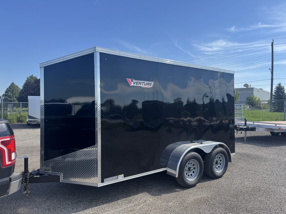 New 2026 6x12 Tandem Axle Cargo / Enclosed Trailer - Made in Canada