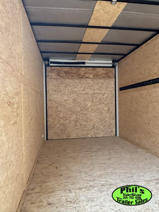 New 7X14 ENCLOSED TRAILER UPGRADED .080 EXTERIOR & REAR WING Cargo / Enclosed Trailer