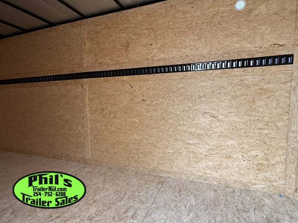 New 7X14 ENCLOSED TRAILER UPGRADED .080 EXTERIOR & REAR WING Cargo / Enclosed Trailer