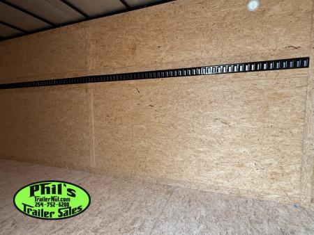 New 7X14 ENCLOSED TRAILER UPGRADED .080 EXTERIOR & REAR WING Cargo / Enclosed Trailer