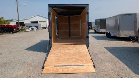New 2027 Homesteader 7x14 Intrepid V-Nose Cargo Trailer w/ Ramp Door (EZ-EXIT DOOR!!!)