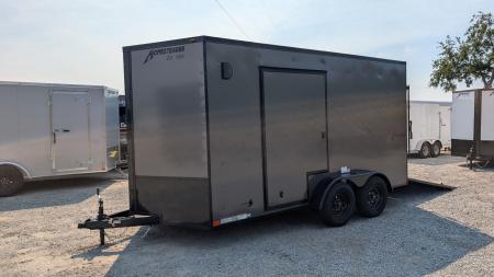 New 2027 Homesteader 7x14 Intrepid V-Nose Cargo Trailer w/ Ramp Door (EZ-EXIT DOOR!!!)