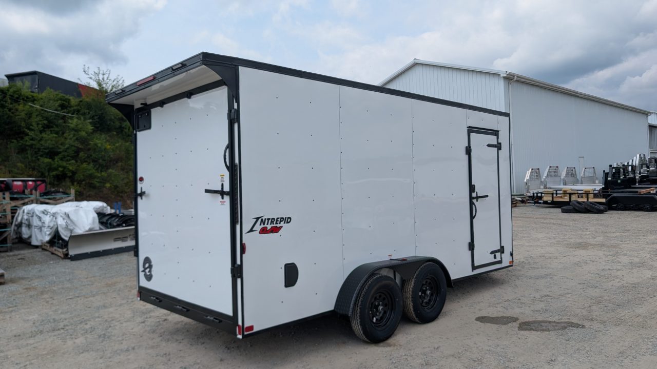 New 2027 Homesteader 7x16 Intrepid V-Nose Cargo Trailer w/ Ramp Door (EZ-EXIT DOOR!!!)