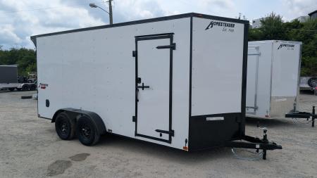 New 2027 Homesteader 7x16 Intrepid V-Nose Cargo Trailer w/ Ramp Door (EZ-EXIT DOOR!!!)
