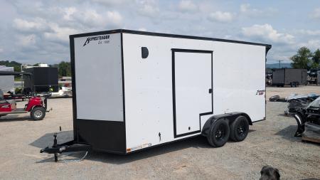 New 2027 Homesteader 7x16 Intrepid V-Nose Cargo Trailer w/ Ramp Door (EZ-EXIT DOOR!!!)