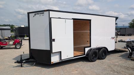 New 2027 Homesteader 7x16 Intrepid V-Nose Cargo Trailer w/ Ramp Door (EZ-EXIT DOOR!!!)