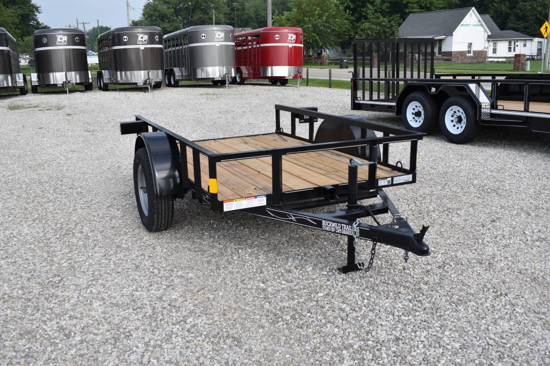 New 2026 Buckwild Trailers 5X8 TILT Utility Trailer