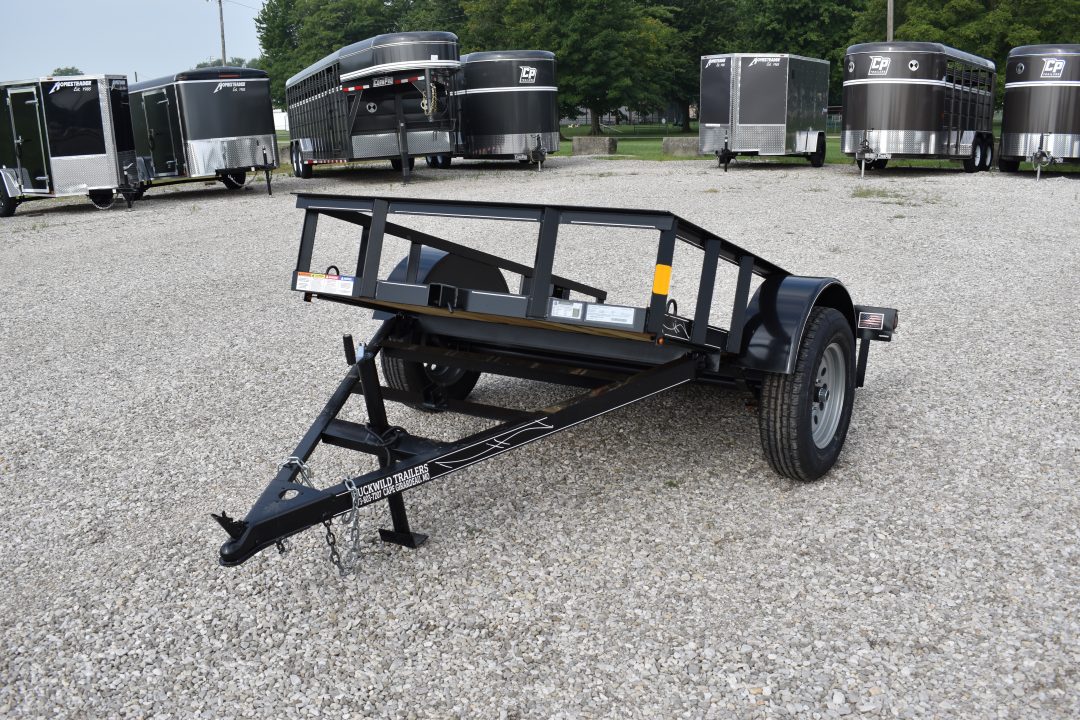 New 2026 Buckwild Trailers 5X8 TILT Utility Trailer