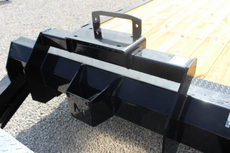 New 2026 Moritz 7' x 16' + 6' Low Pro - Hydraulic Power Tail - Equipment Trailer - 16000# GVW