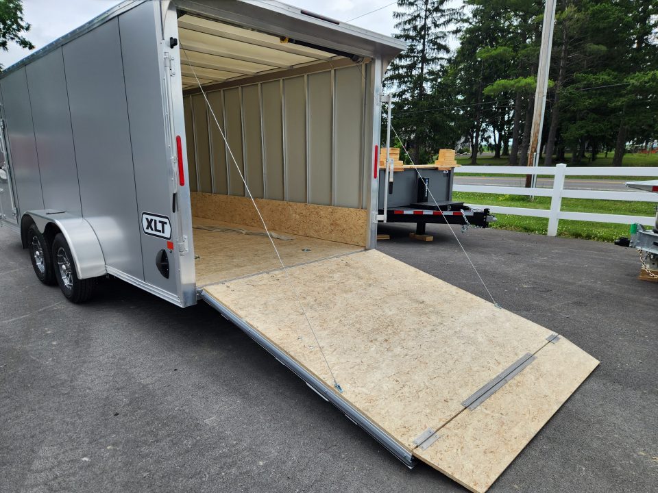 New 2027 ALCOM EZES7X18XLT PRO Snowmobile Trailer
