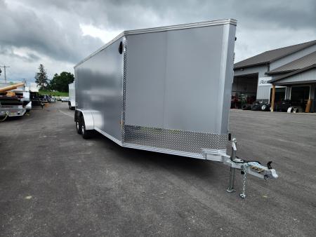 New 2027 ALCOM EZES7X18XLT PRO Snowmobile Trailer