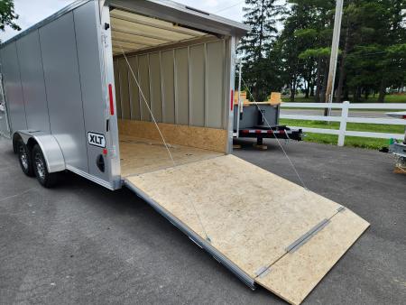 New 2027 ALCOM EZES7X18XLT PRO Snowmobile Trailer