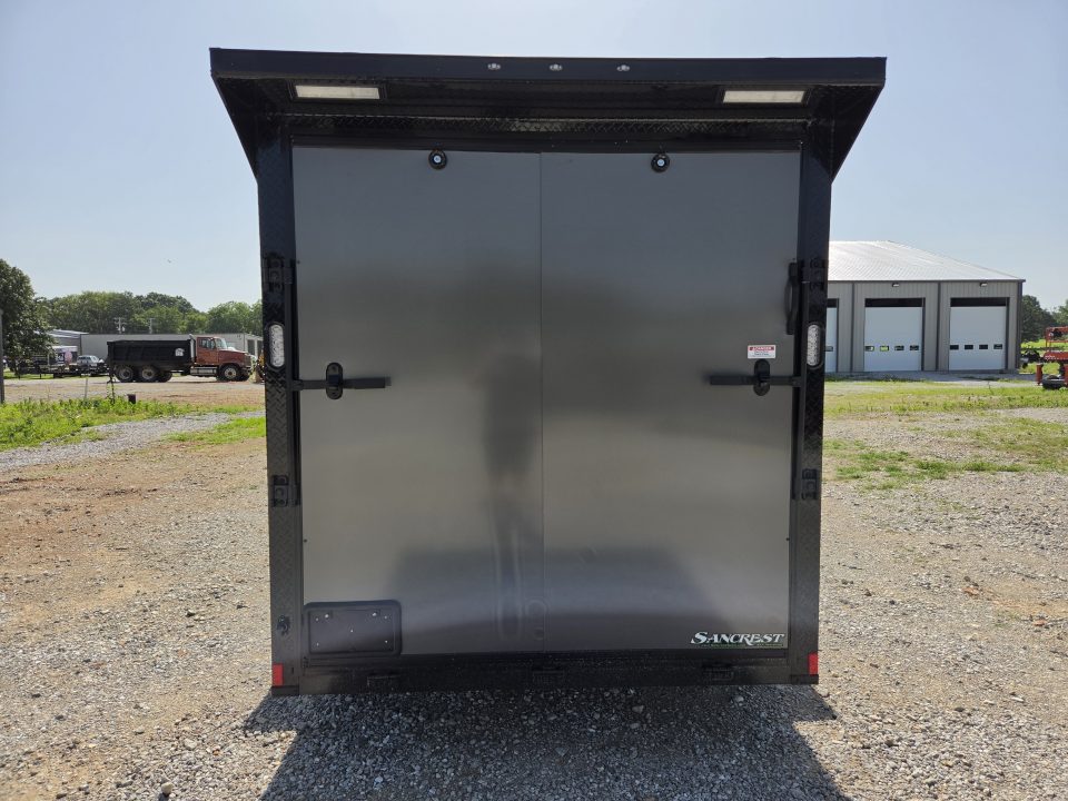 New 2027 Rock Solid 7X14 TANDEM 7K CARGO W/SPOILER KIT LOAD LIGHTS ALUMINUM WHEELS & SCREWLESS 080 EXTERIOR