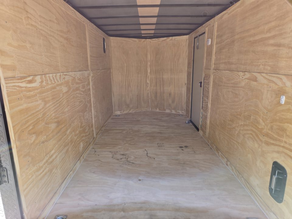 New 2027 Rock Solid 7X14 TANDEM 7K CARGO W/SPOILER KIT LOAD LIGHTS ALUMINUM WHEELS & SCREWLESS 080 EXTERIOR