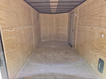 New 2027 Rock Solid 7X14 TANDEM 7K CARGO W/SPOILER KIT LOAD LIGHTS ALUMINUM WHEELS & SCREWLESS 080 EXTERIOR