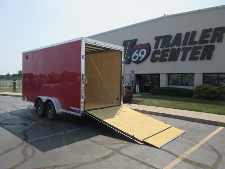 New 2026 Sure-Trac 7 x 16 STW8416TA-100 Cargo / Enclosed Trailer 10K / 12-inch Additional Height / Translucent Roof