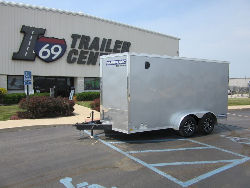 New 2026 Sure-Trac 7 x 14 STW8414TA Cargo / Enclosed Trailer 7K