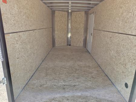 New 2026 H&H 7X14 TANDEM 7K CARGO W/ 7' HEIGHT SCREWLESS EXTERIOR & REAR RAMP DOOR