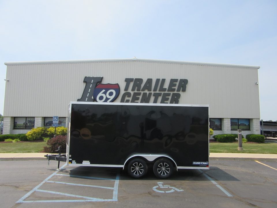 New 2026 Sure-Trac 7 x 16 STW8416TA Cargo / Enclosed Trailer 7K