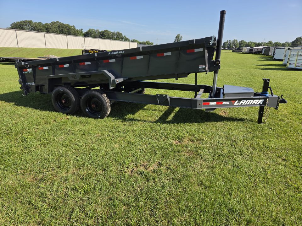 New 2026 Lamar 83X16 TANDEM 16K TELESCOPIC DUMP W/24" SIDES 8K AXLES & 7 GAUGE FLOOR