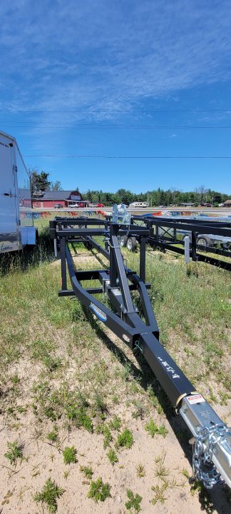 New 2025 Hoosier 24-26 PONTOON SCISSOR LIFT 5K BLACK Boat Trailer