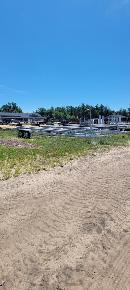 New 2025 Hoosier 24-26 PONTOON FLOAT ON 5K GALVANIZED Boat Trailer