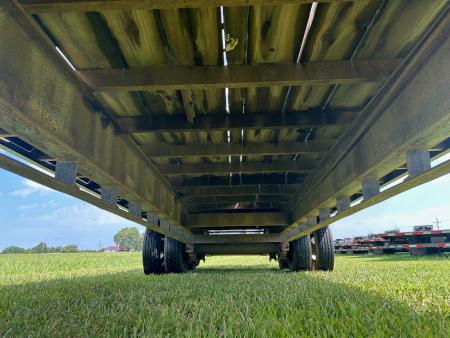 Used 2007 Starlite 102x25 Tandem 20K GN Flatbed w/ 5' Dove & Triple Ramps