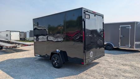 New 2027 Homesteader 7x12 Intrepid V-Nose Cargo Trailer w/ Ramp Door (84" INSIDE)