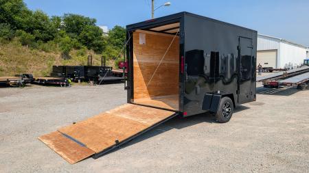 New 2027 Homesteader 7x12 Intrepid V-Nose Cargo Trailer w/ Ramp Door (84" INSIDE)