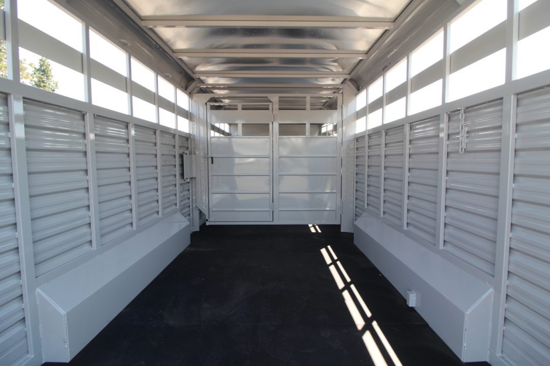 New 2027 Trails West Hotshot 7'6" x 20' Stock / Stock Combo Trailer
