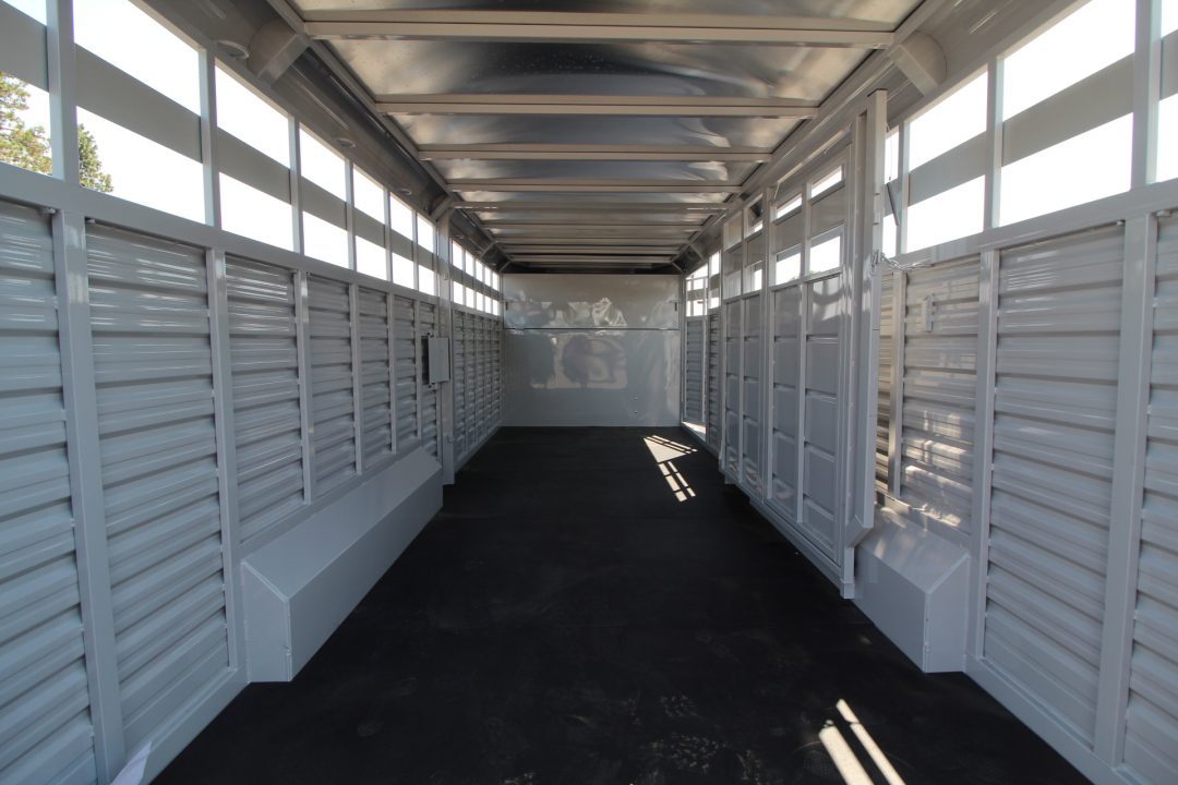 New 2027 Trails West Hotshot 7'6" x 20' Stock / Stock Combo Trailer