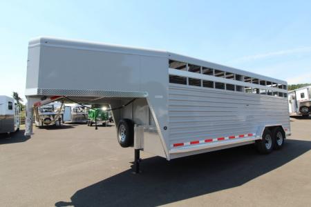 New 2027 Trails West Hotshot 7'6" x 20' Stock / Stock Combo Trailer