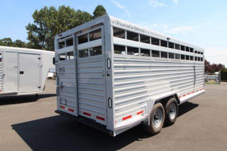 New 2027 Trails West Hotshot 7'6" x 20' Stock / Stock Combo Trailer