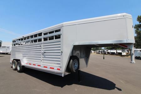 New 2027 Trails West Hotshot 7'6" x 20' Stock / Stock Combo Trailer