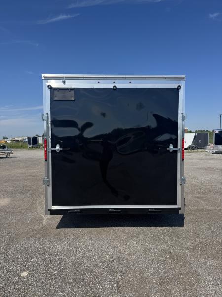 New NEW 2026 7.5X16 ENCLOSED CARGO TRAILER, 7' INSIDE HEIGHT, REAR RAMP - MADE IN CANADA