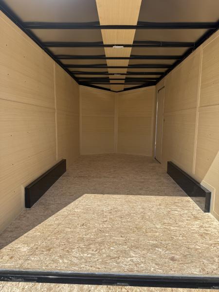 New NEW 2026 7.5X16 ENCLOSED CARGO TRAILER, 7' INSIDE HEIGHT, REAR RAMP - MADE IN CANADA