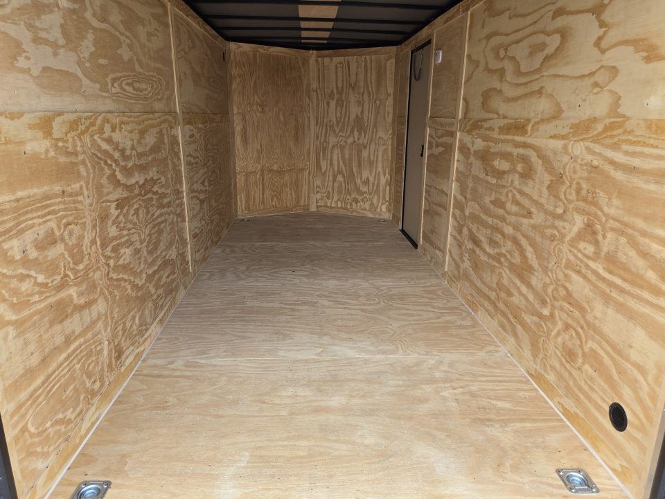 New 2026 Rock Solid 7X16 TANDEM 7K CARGO W/BLACKOUT TRIM 7' HEIGHT & RAMP DOOR