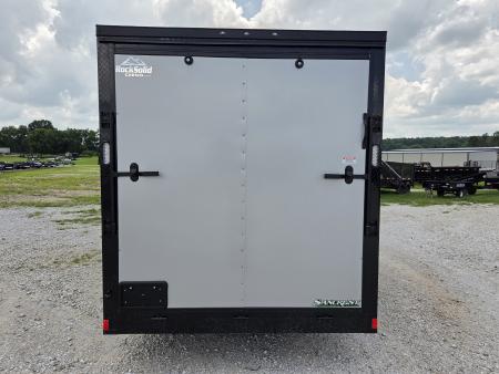 New 2026 Rock Solid 7X16 TANDEM 7K CARGO W/BLACKOUT TRIM 7' HEIGHT & RAMP DOOR