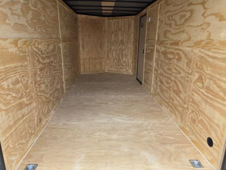 New 2026 Rock Solid 7X16 TANDEM 7K CARGO W/BLACKOUT TRIM 7' HEIGHT & RAMP DOOR