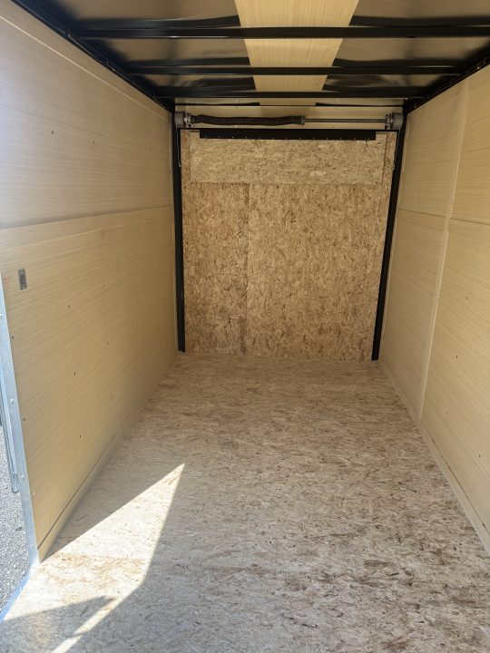 New NEW 2026 6X12 ENCLOSED TRAILER, REAR RAMP. MADE IN CANADA