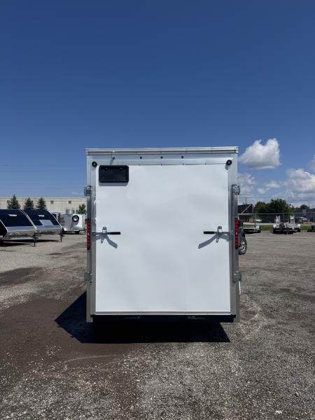 New NEW 2026 6X12 ENCLOSED TRAILER, REAR RAMP. MADE IN CANADA