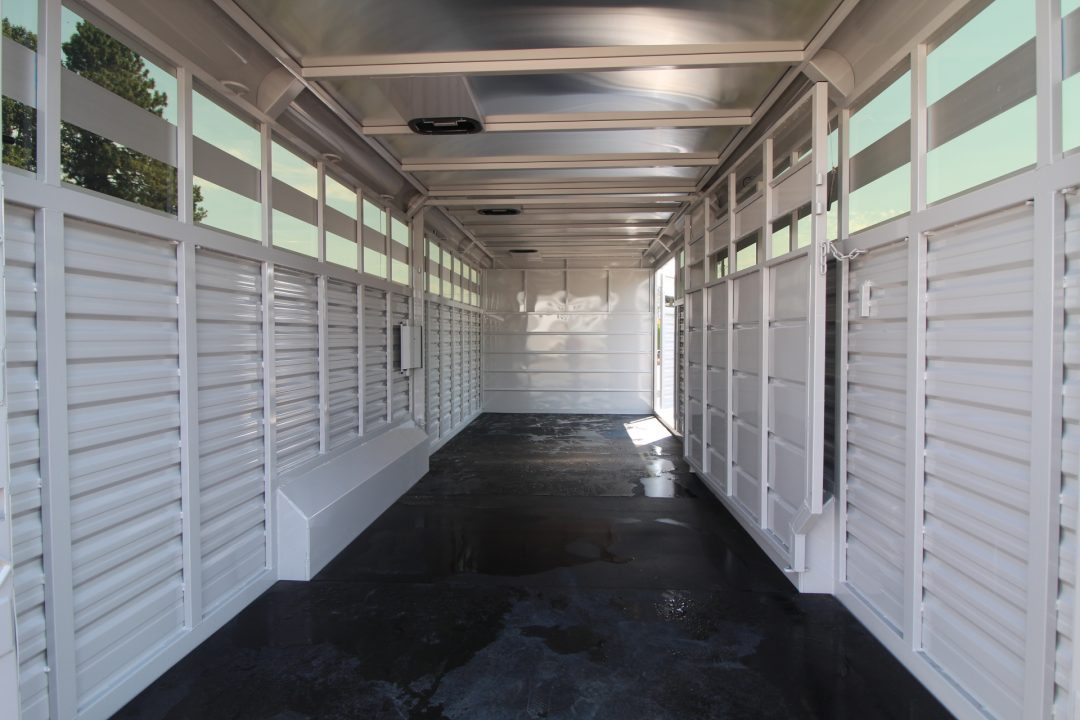 New 2027 Trails West Hotshot 25' w/ Tack Room & Plexi-glass Stock / Stock Combo Trailer