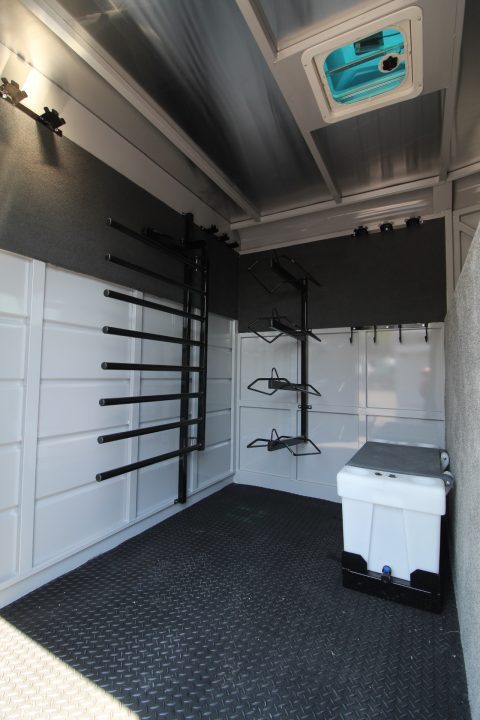New 2027 Trails West Hotshot 25' w/ Tack Room & Plexi-glass Stock / Stock Combo Trailer