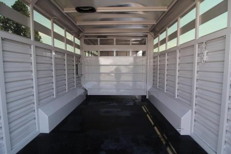 New 2027 Trails West Hotshot 25' w/ Tack Room & Plexi-glass Stock / Stock Combo Trailer