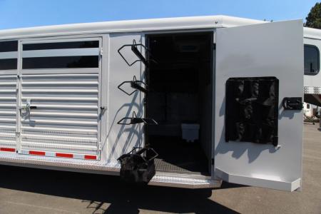 New 2027 Trails West Hotshot 25' w/ Tack Room & Plexi-glass Stock / Stock Combo Trailer